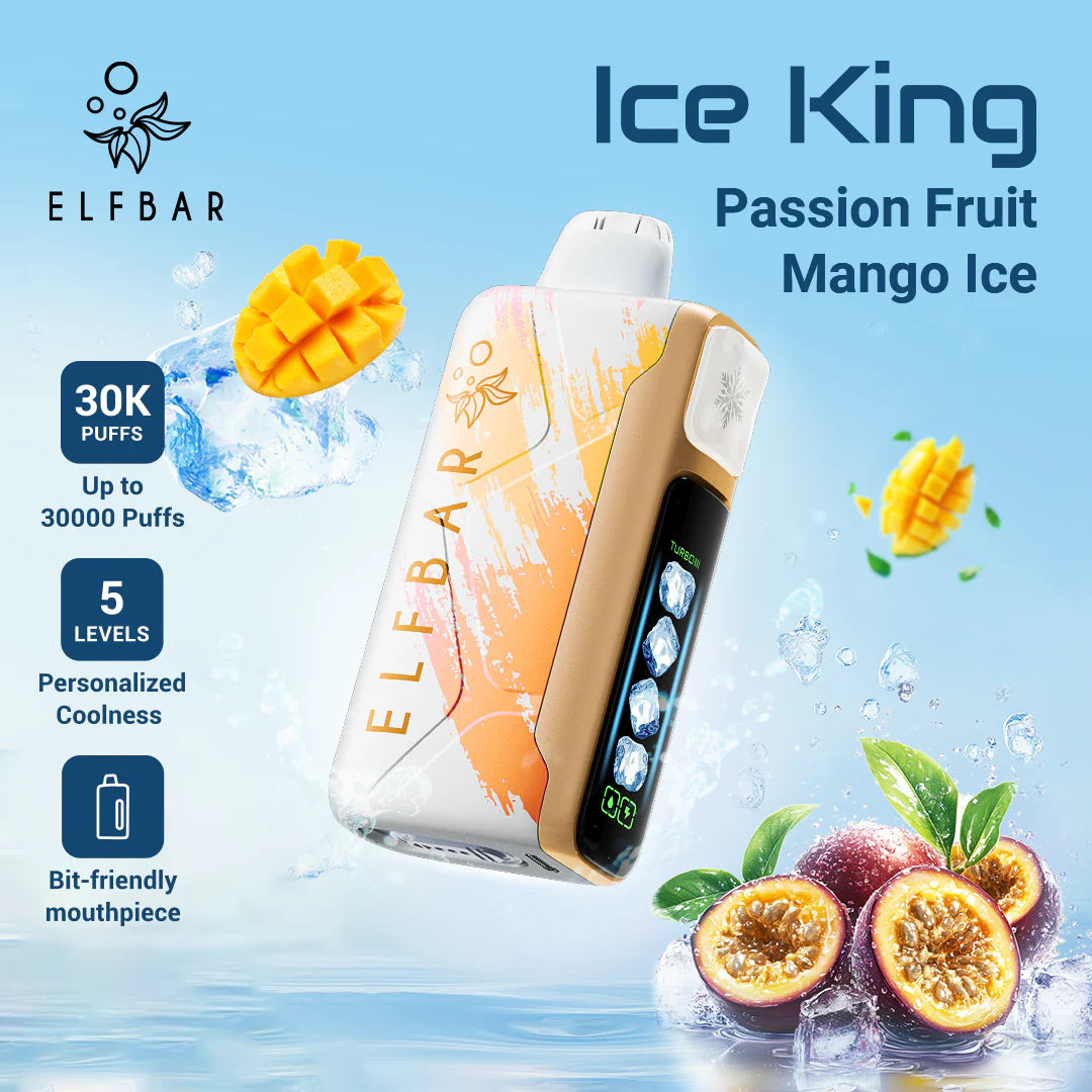 ElfBar Iceking Passionfruit Mango Ice