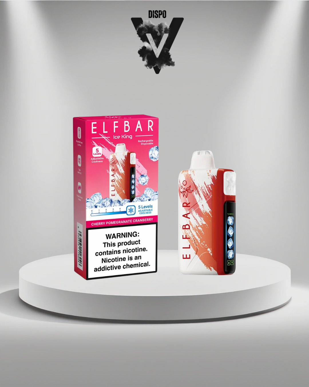 ElfBar Iceking 30K Cherry Pomegranate Cranberry