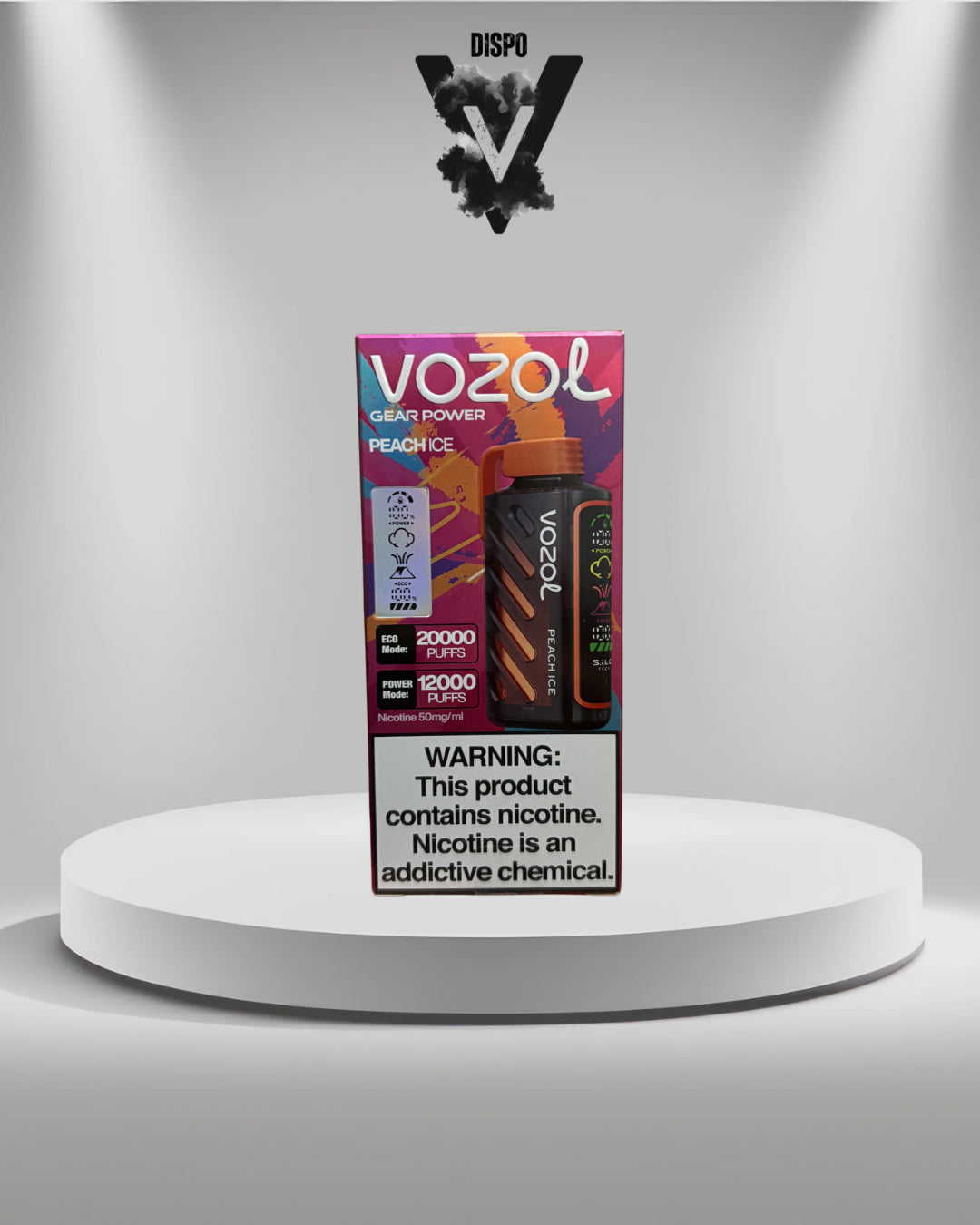 Vozol 20K Peach Ice