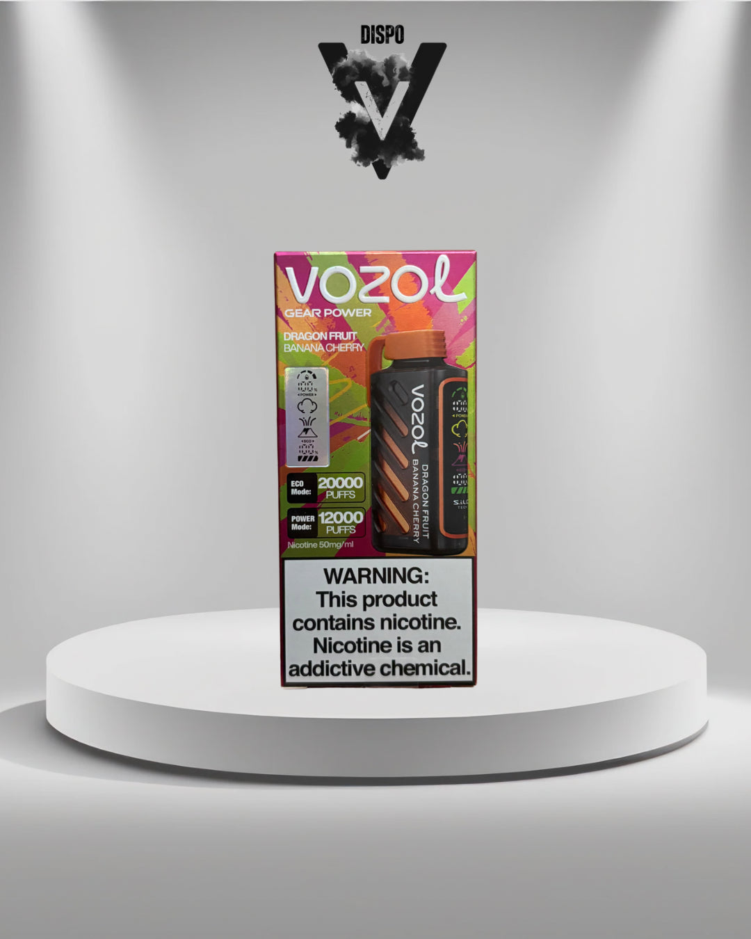 Vozol 20K Dragonfruit Banana Cherry