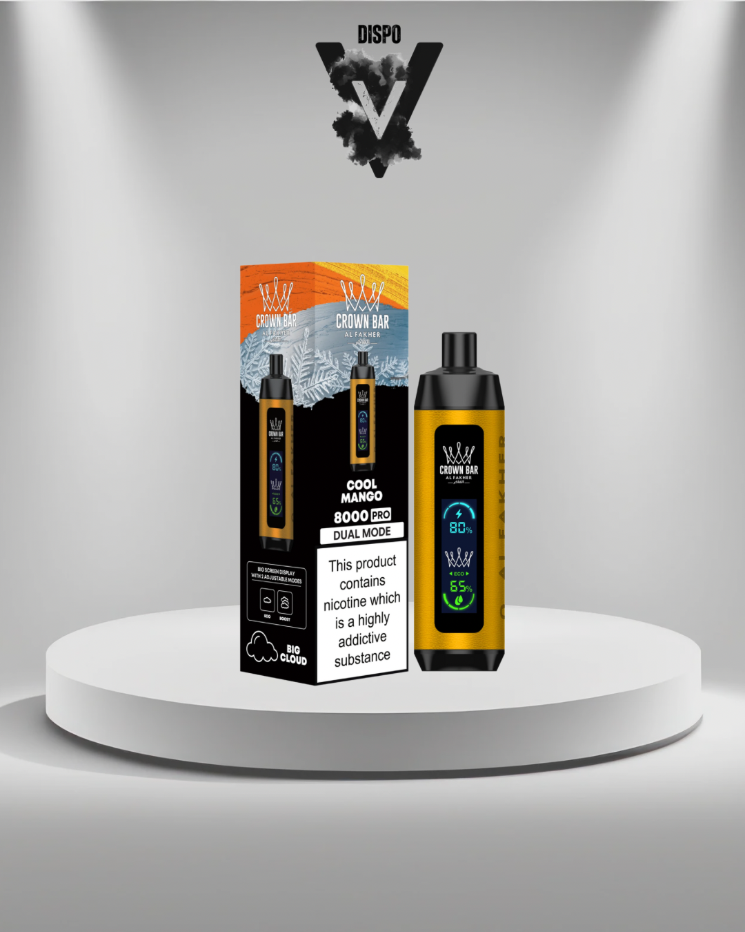 AlFakher 8K Puffs Cool Mango