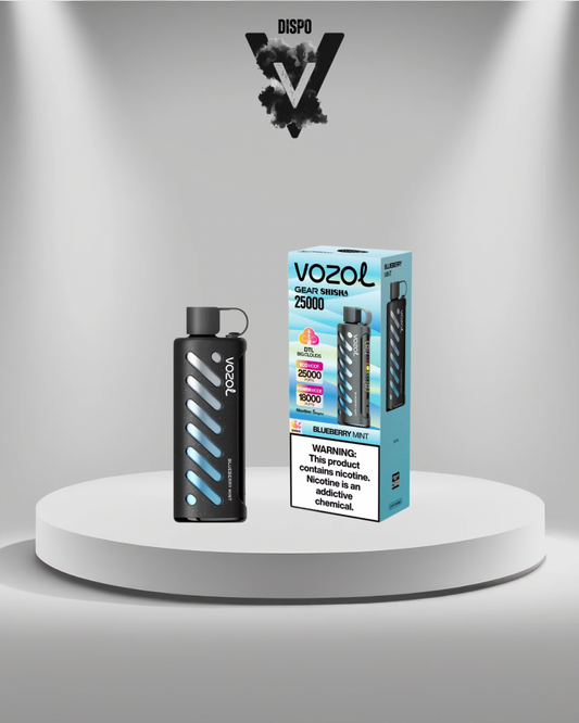 Vozol 25K Gear Shisha Blueberry Mint