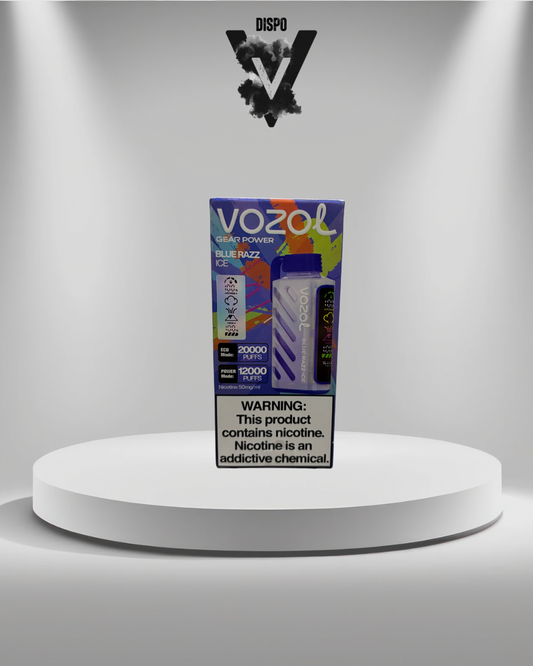Vozol Gear 20K Blue Razz Ice