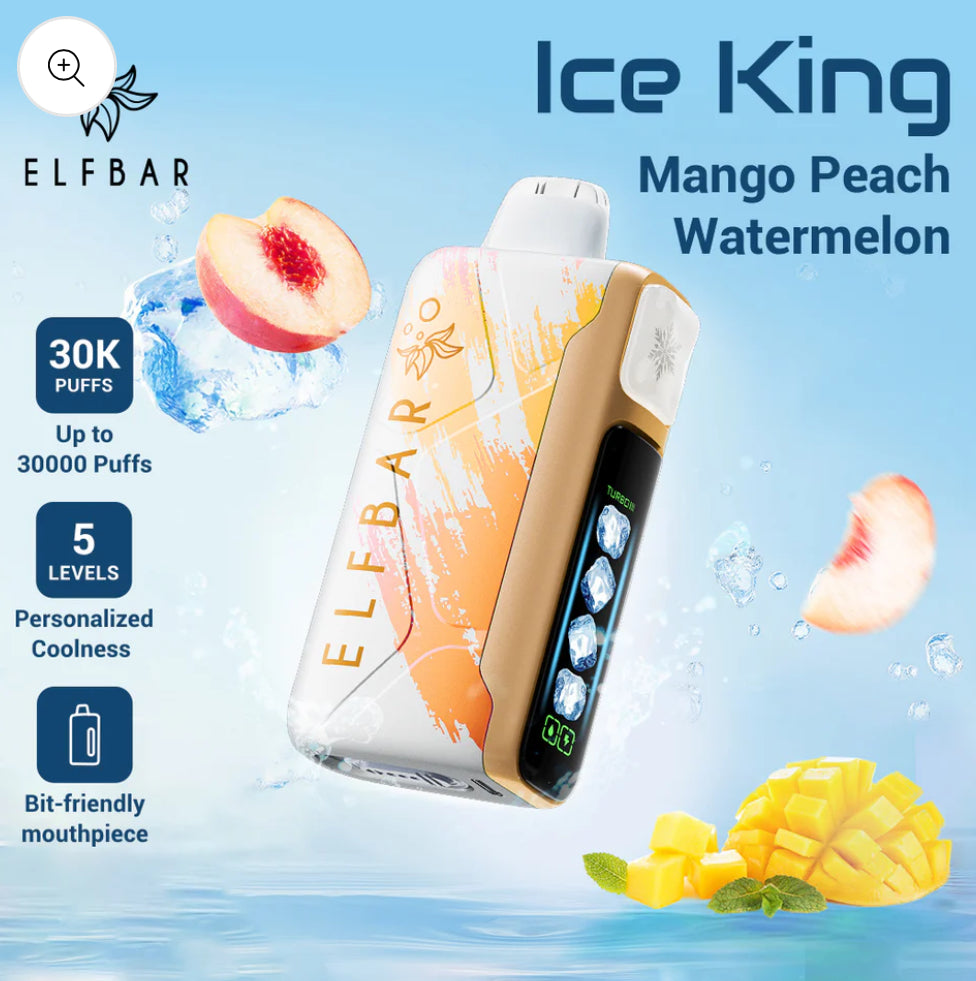 ElfBar Iceking 30K Mango Peach Watermelon
