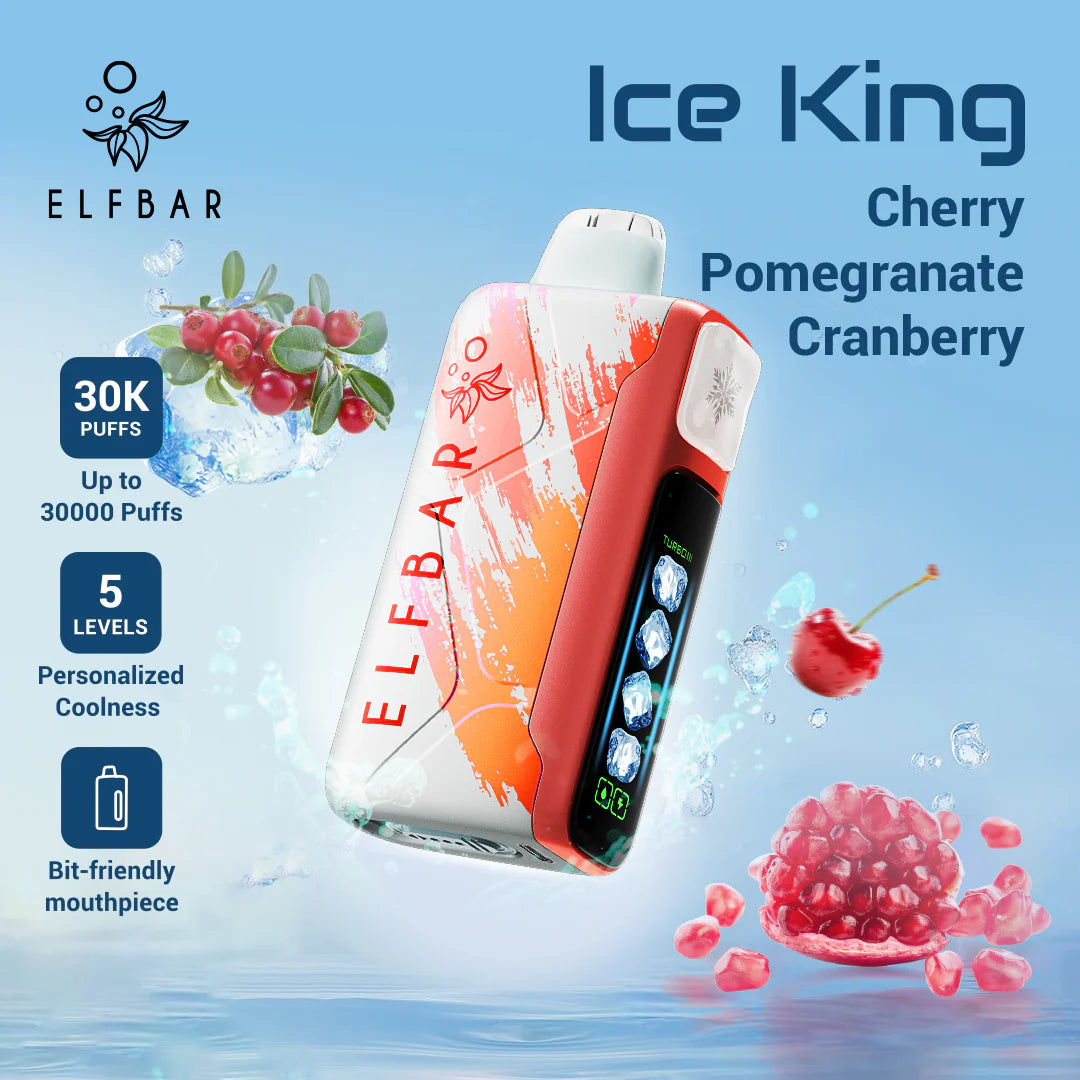 ElfBar Iceking 30K Cherry Pomegranate Cranberry