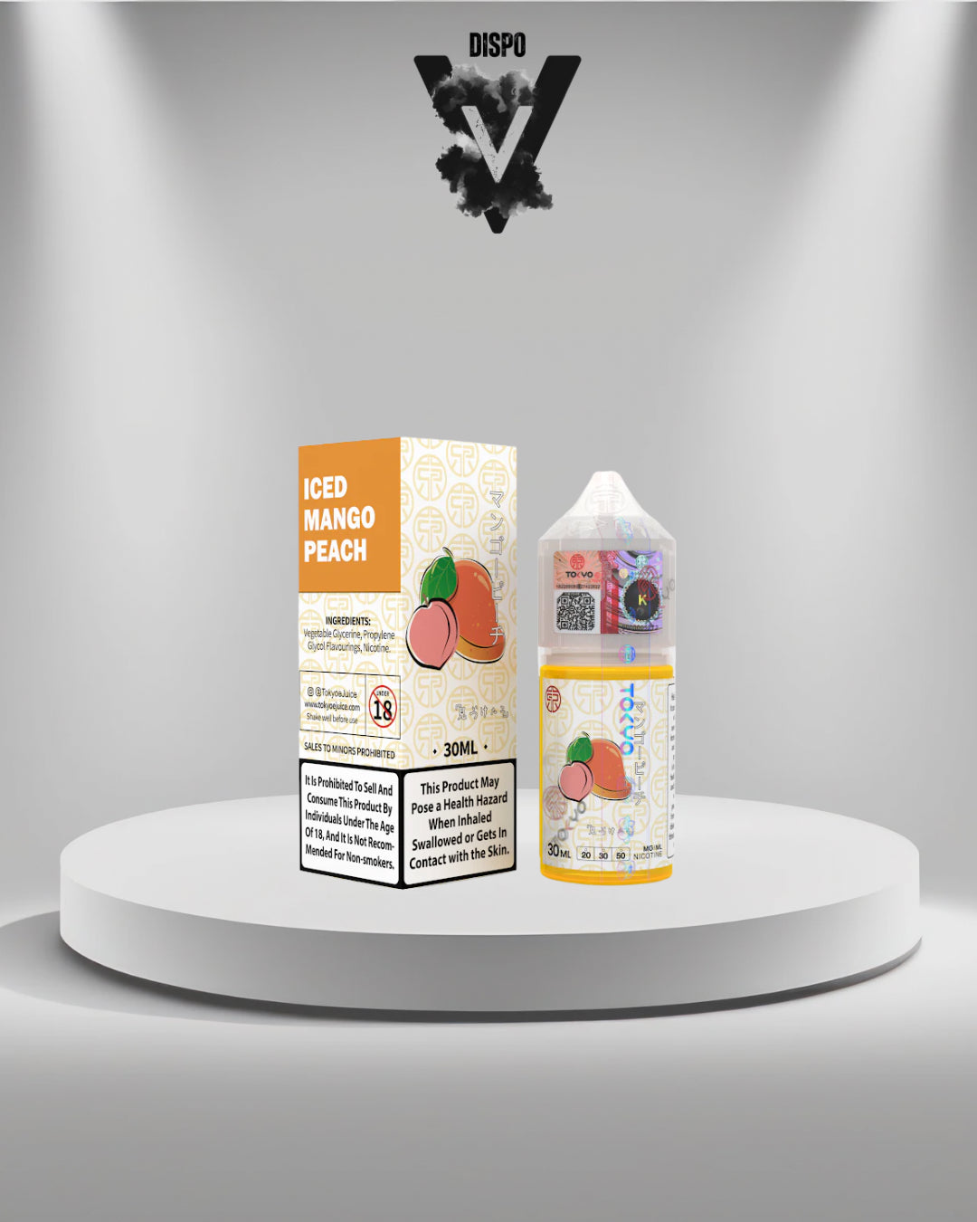 Tokyo Salt Liquid Iced Mango Peach 30ml 50mg