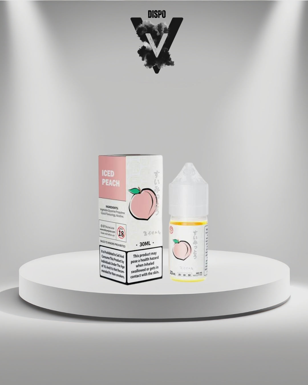Tokyo Salt Liquid Iced Peach 30ml 50mg