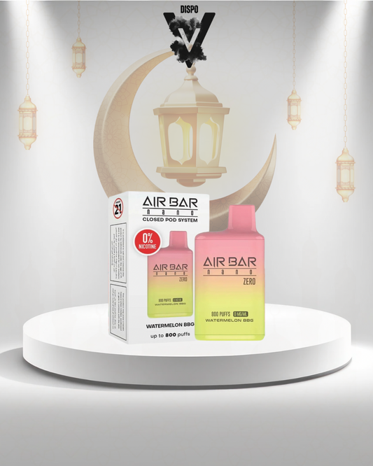 AirBar Nano Zero Nicotine Watermelon Bubblegum 800 Puffs