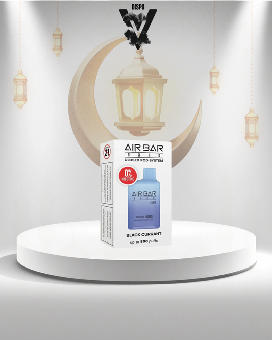 AirBar Nano Zero Nicotine Black Currant 800 Puffs