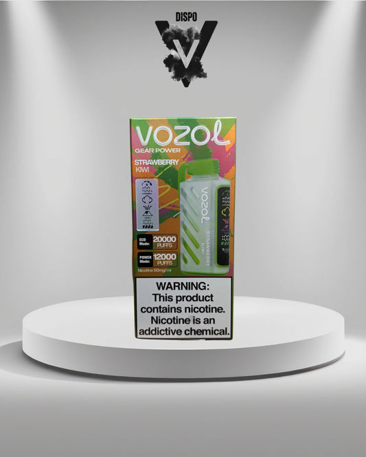 Vozol Flavor Bundle: Strawberry Kiwi + Blue Razz Ice