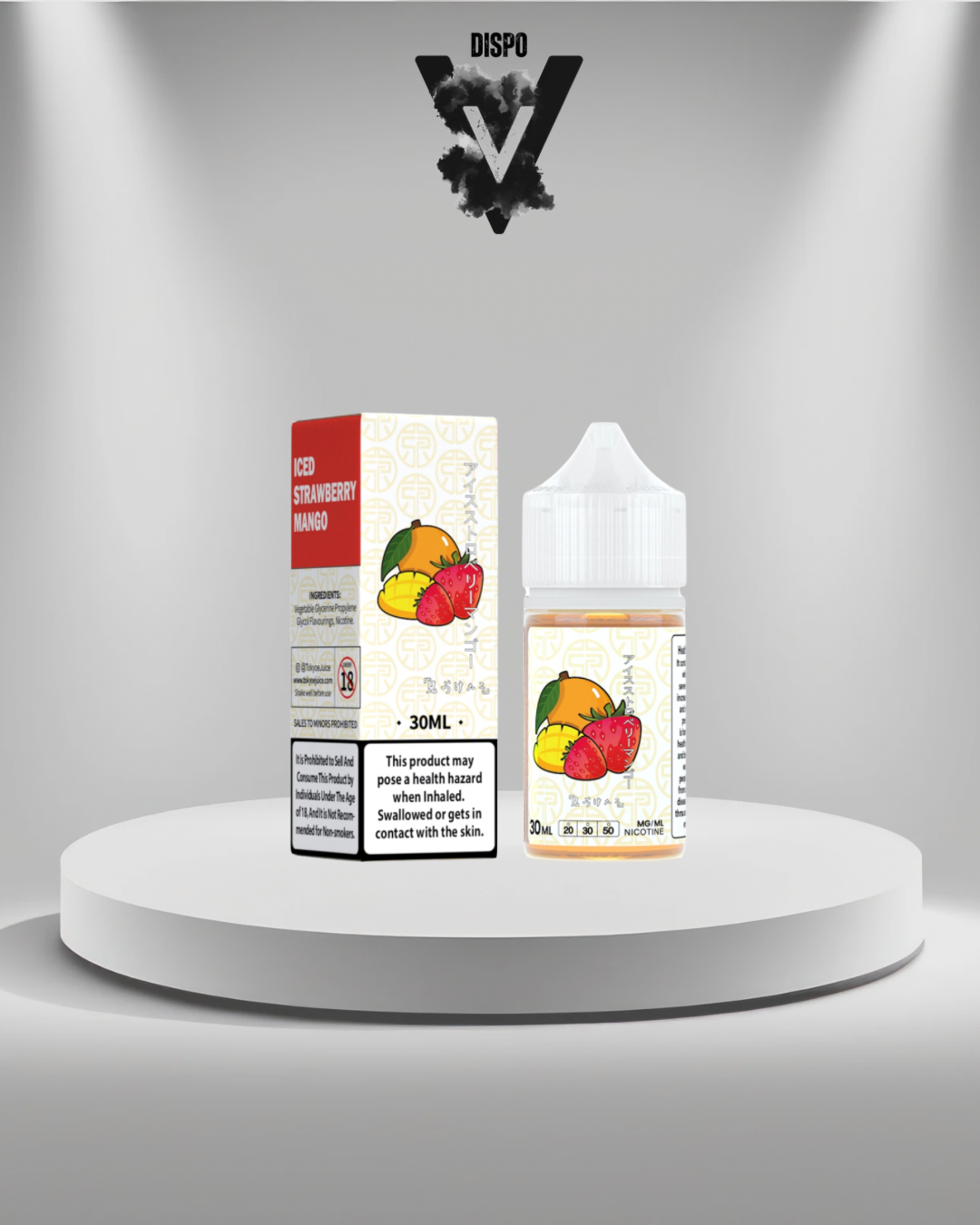 Tokyo Iced Strawberry Mango Salt 50mg 30ml