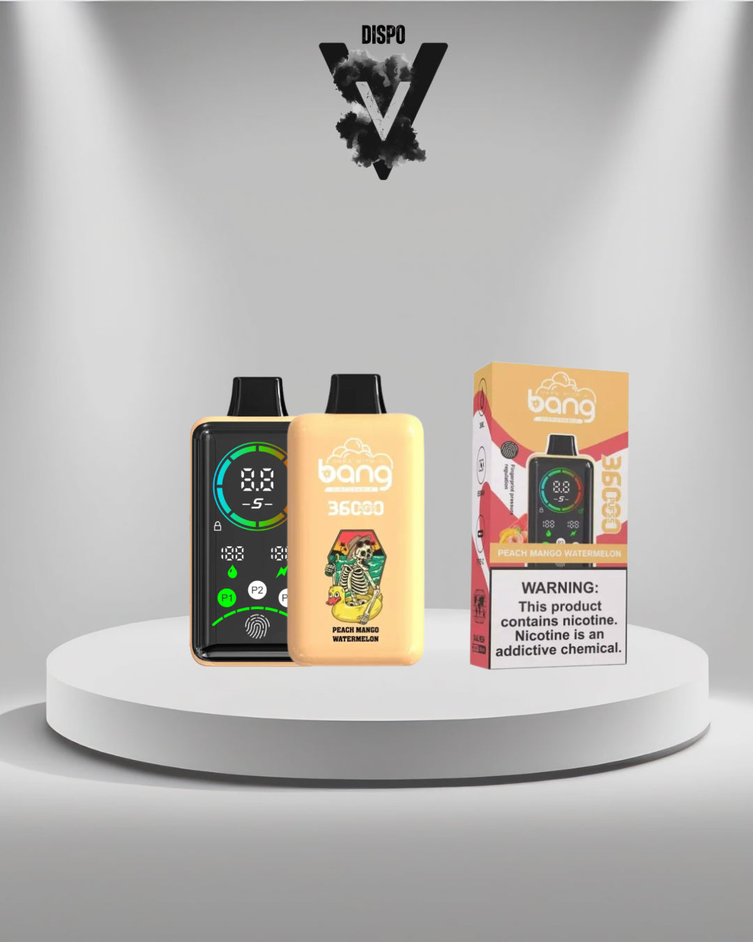 Bang 36K Fingerprint Peach Mango Watermelon