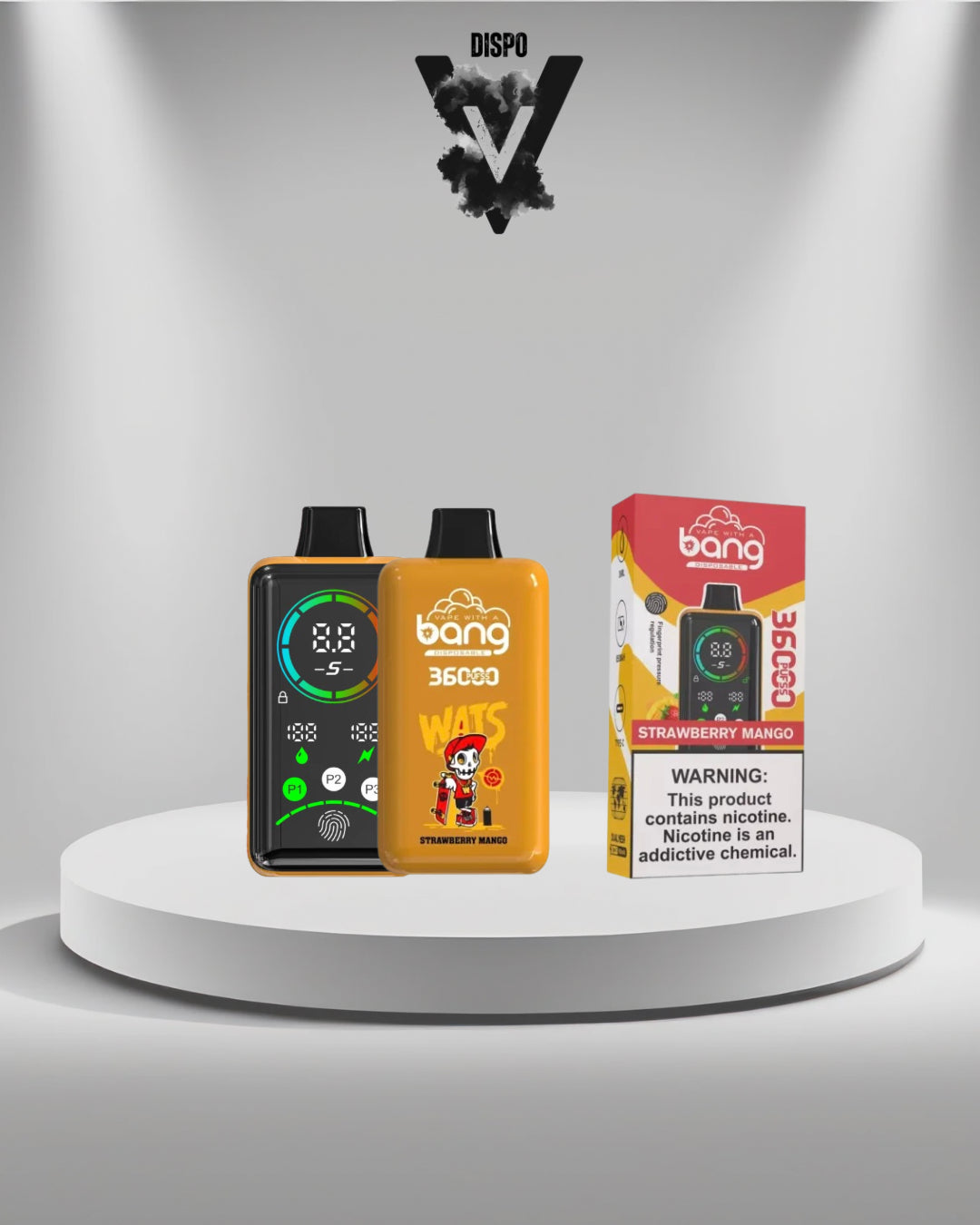 Bang 36K Fingerprint Strawberry Mango