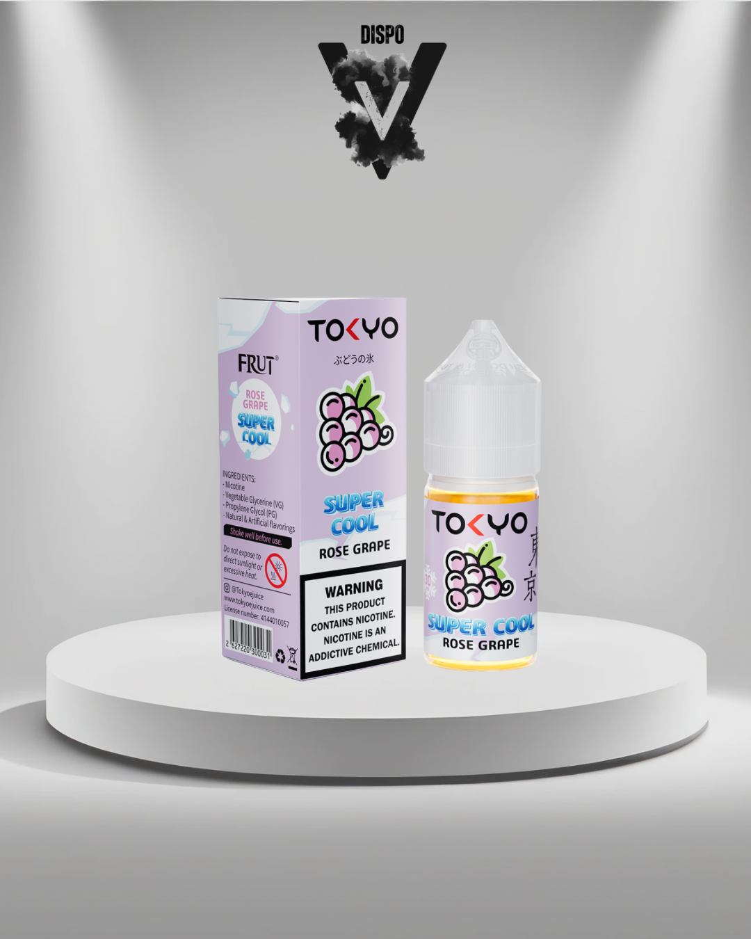 Tokyo Rose Grape Salt 50mg 30ml