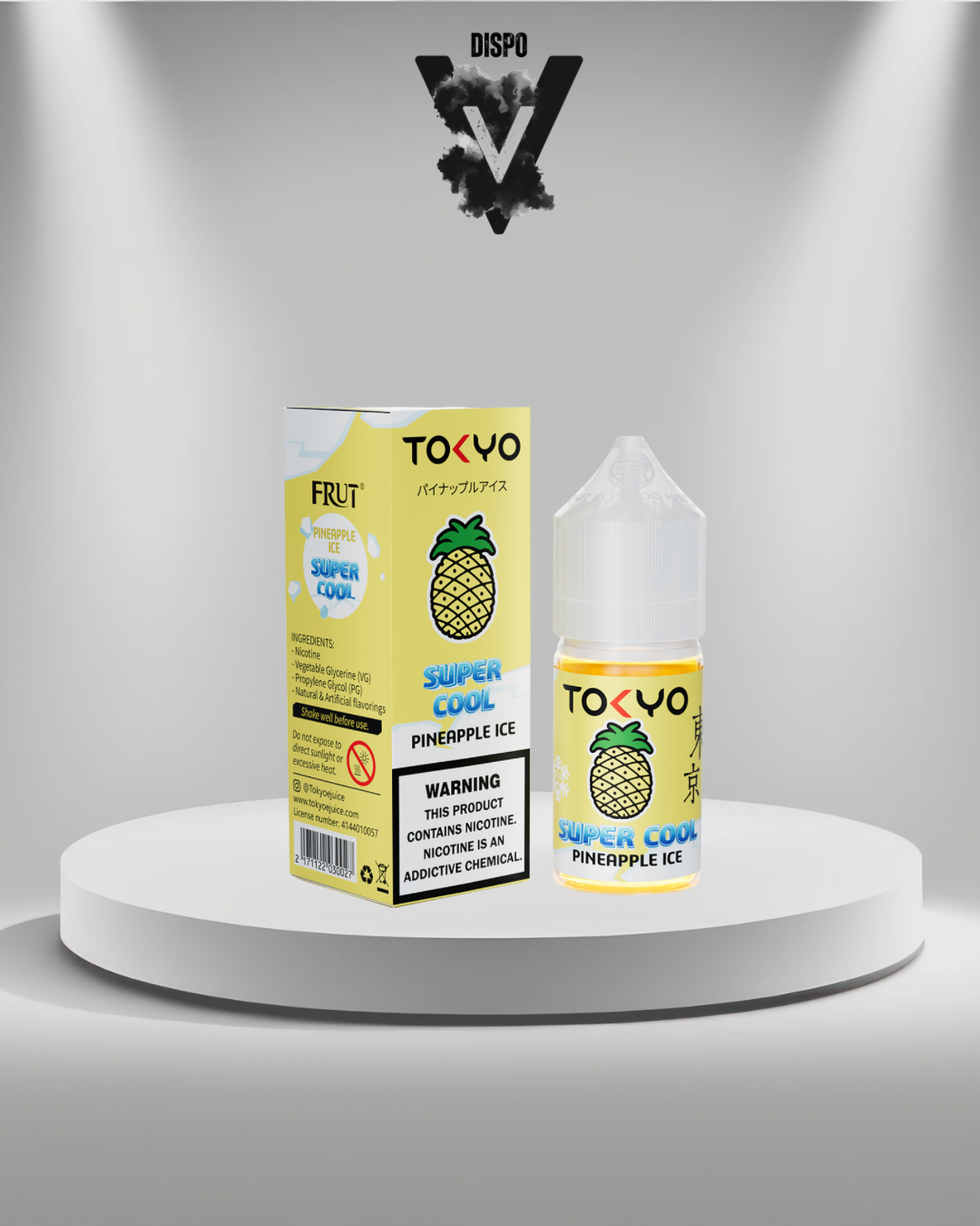 Tokyo Pineapple Salt 50mg 30ml