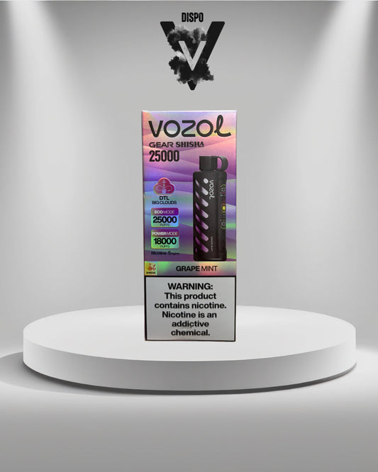 Vozol 25K Shisha Grape Mint