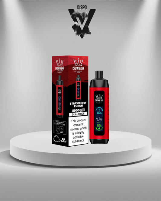 AlFakher 8K Puffs Strawberry Punch